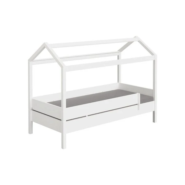 Paidi Tiny House Liege Kreideweiß 90x200 Cm 4 Paidi Tiny House Liege Kreideweiß 90x200 Cm – Bild 2