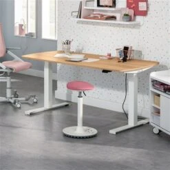 Paidi E-lion 1 Schreibtisch Eiche-Nebraska-Nachbildung / Weiß 150 X 75 Cm -Kinder Geschäft paidi e lion1 nebraska unten