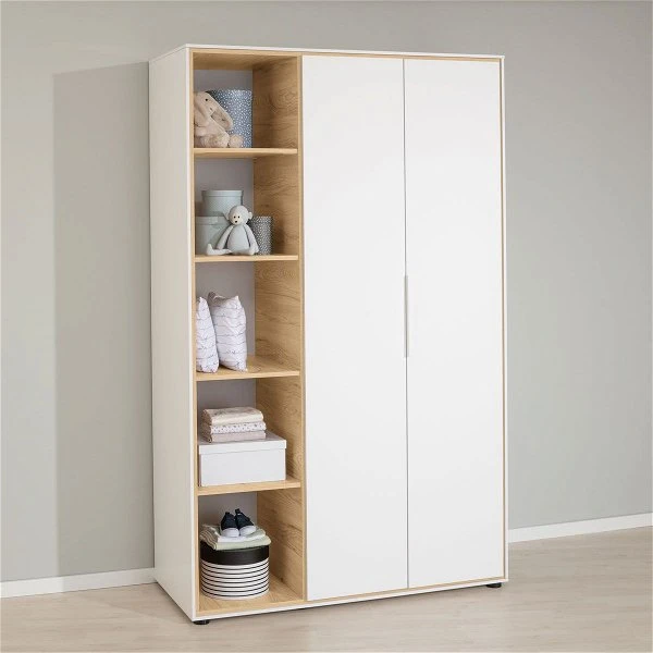 Paidi Lieven Kinderzimmer Mit Schrank 2T - Kreideweiß/Eiche-Montana 4 Paidi Lieven Kinderzimmer Mit Schrank 2T - Kreideweiß/Eiche-Montana – Bild 2