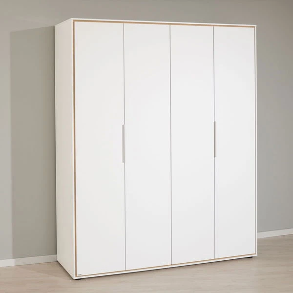 Paidi Lieven Kleiderschrank 4T Kreideweiß/Eiche-Montana 4 Paidi Lieven Kleiderschrank 4T Kreideweiß/Eiche-Montana – Bild 2