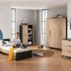 Paidi Tomke Jugendzimmer Mit Schrank 4T Naturschwarz/Eiche-Bordeaux 1 Paidi Tomke Jugendzimmer Mit Schrank 4T Naturschwarz/Eiche-Bordeaux -Kinder Geschäft paidi tomke juzi 4t