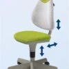 Paidi Pepe Schreibtischstuhl Grün/weiß Flexibel Einstellbar - Zum Aktionspreis -Kinder Geschäft pepe gruen weiss 1