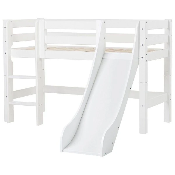 Hoppekids Halbhohes Bett ECO Luxury 70x160 Cm Mit Rutsche, Gerader Leiter & Absturzsicherung 6 Hoppekids Halbhohes Bett ECO Luxury 70x160 Cm Mit Rutsche, Gerader Leiter & Absturzsicherung – Bild 4