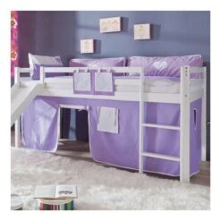 Relita TOBY Spielbett Buche Massiv Weiß Mit Rutsche - Frachtfrei 13 Relita TOBY Spielbett Buche Massiv Weiß Mit Rutsche - Frachtfrei -Kinder Geschäft purple weiss gr 3