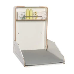 Timkid Quattro Wandwickeltisch Edelstahl Wunsch Inklusive Wickelmatte | Mit Eigenem Motiv 5 Timkid Quattro Wandwickeltisch Edelstahl Wunsch Inklusive Wickelmatte | Mit Eigenem Motiv -Kinder Geschäft quattro offen weiss weiss 3