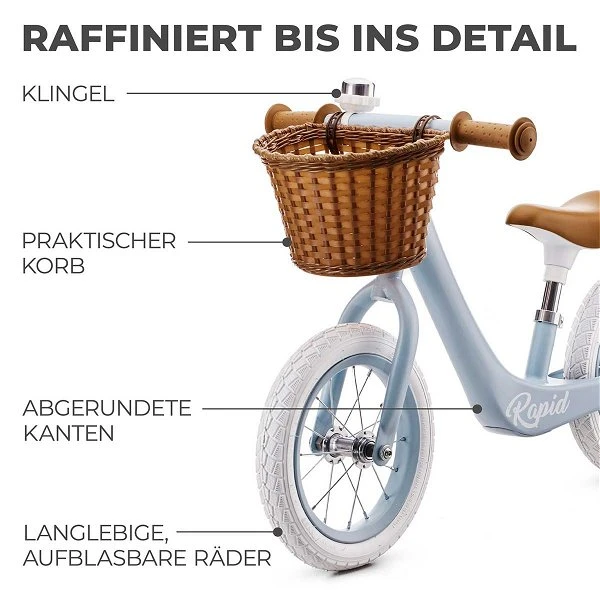 Kinderkraft RAPID Laufrad Blue Breeze 11 Kinderkraft RAPID Laufrad Blue Breeze – Bild 9