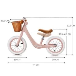 Kinderkraft RAPID Laufrad Rosa 21 Kinderkraft RAPID Laufrad Rosa -Kinder Geschäft rapid pink dimensions