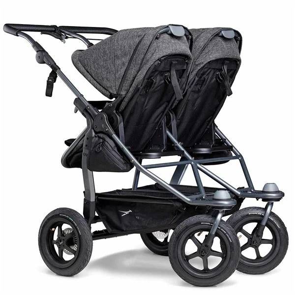 Tfk Duo Kombi Kinderwagen Premium Anthrazit Zwillingswagen Mit Luftrad-Set 5 Tfk Duo Kombi Kinderwagen Premium Anthrazit Zwillingswagen Mit Luftrad-Set – Bild 3