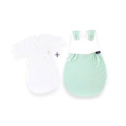 Träumeland Babyschlafsack-Set Pünktchen Mint
