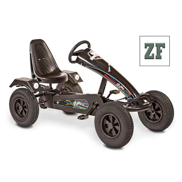 Dino Cars Stylez ZF GoKart Schwarz Zuschaltbarer Freilauf & Leichtlaufreifen 3 Dino Cars Stylez ZF GoKart Schwarz Zuschaltbarer Freilauf & Leichtlaufreifen