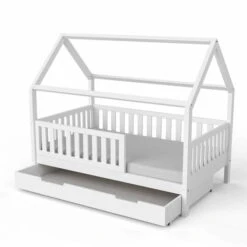 Nature Kid Lilly Hausbett Kiefer Grau Lackiert Liegefläche 90 X 160 Cm 9 Nature Kid Lilly Hausbett Kiefer Grau Lackiert Liegefläche 90 X 160 Cm -Kinder Geschäft salerno 90x160 weiss 2 2