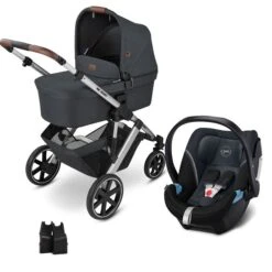 ABC Design Salsa 4 Kinderwagen Bundle Storm Mit Cybex Aton 5 Und Adapter