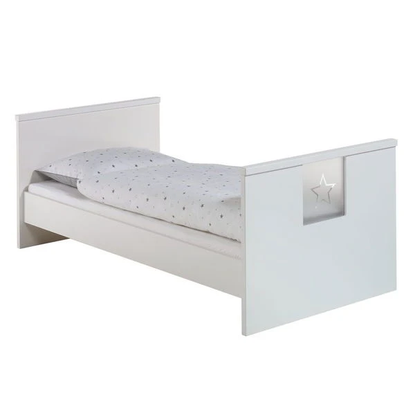 Schardt Eco Star Kombi-Kinderbett 70x140 Cm Driftwood/Weiß 5 Schardt Eco Star Kombi-Kinderbett 70x140 Cm Driftwood/Weiß – Bild 3