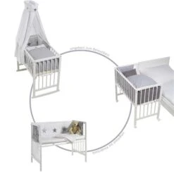 Schardt Multifunktionswiege 5 In 1 Buche Massiv Natur Mit Textiler Ausstattung Sternchen Grau 7 Schardt Multifunktionswiege 5 In 1 Buche Massiv Natur Mit Textiler Ausstattung Sternchen Grau -Kinder Geschäft schardt vario umbaumoeglichkeiten 2