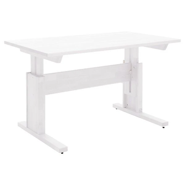 LIFETIME Schreibtisch 120 Cm Kiefer Weiß 30255-10 Höhenverstellbar 3 LIFETIME Schreibtisch 120 Cm Kiefer Weiß 30255-10 Höhenverstellbar