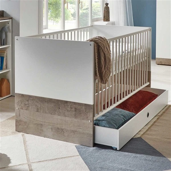 Arthur Berndt Selina Kinderbett 70x140 Cm Weiß Mit Platinum Eiche Dekor 3 Arthur Berndt Selina Kinderbett 70x140 Cm Weiß Mit Platinum Eiche Dekor