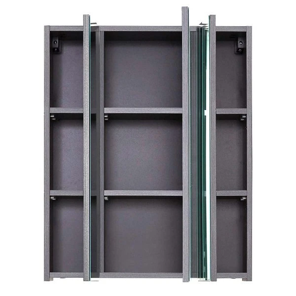 Trendteam Set-One Bad Spiegelschrank Weiß / Rauchsilber 4 Trendteam Set-One Bad Spiegelschrank Weiß / Rauchsilber – Bild 2