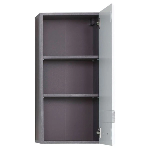 Trendteam Set-One Bad Hängeschrank Weiß / Rauchsilber 4 Trendteam Set-One Bad Hängeschrank Weiß / Rauchsilber – Bild 2