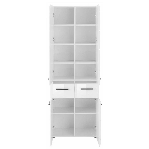 Trendteam Skin Hochschrank Breit Weiß Hochglanz 4 Trendteam Skin Hochschrank Breit Weiß Hochglanz – Bild 2