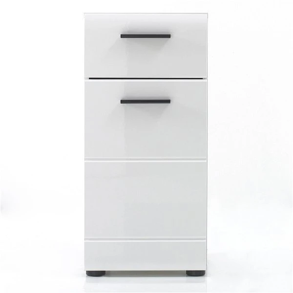 Trendteam Skin Kommode Weiß Hochglanz 3 Trendteam Skin Kommode Weiß Hochglanz