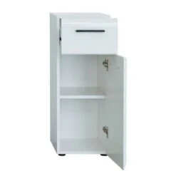 Trendteam Skin Kommode Weiß Hochglanz 8 Trendteam Skin Kommode Weiß Hochglanz -Kinder Geschäft skin bd 1116 802 01 freisteller offen