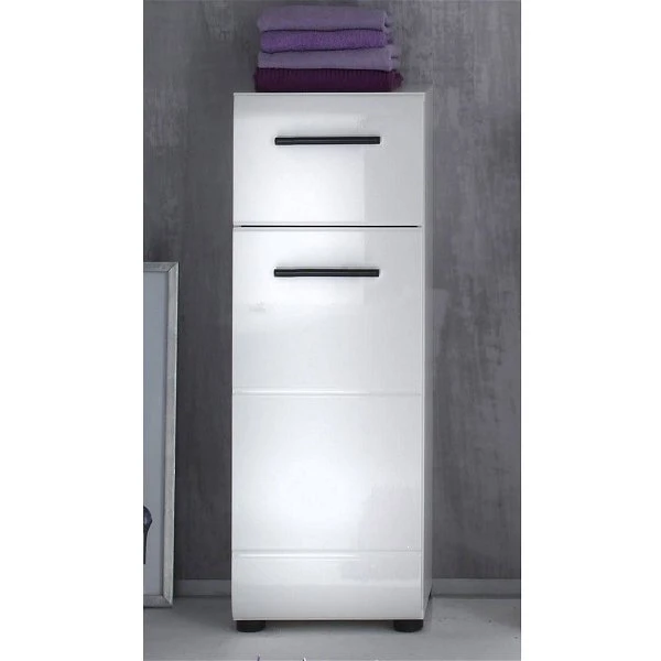 Trendteam Skin Kommode Weiß Hochglanz 4 Trendteam Skin Kommode Weiß Hochglanz – Bild 2