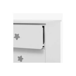 Nature Kid Stella Kommode Weiß 5 Nature Kid Stella Kommode Weiß -Kinder Geschäft star weiss kommode ansicht offene schublade gr 1