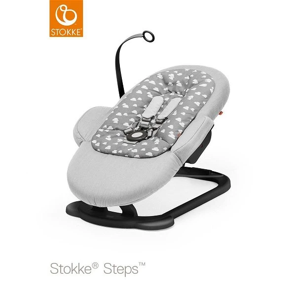 Stokke® Steps™ Bouncer Grey Clouds Gestell Schwarz Passend Zum Hochstuhl Zum Toppreis 3 Stokke® Steps™ Bouncer Grey Clouds Gestell Schwarz Passend Zum Hochstuhl Zum Toppreis