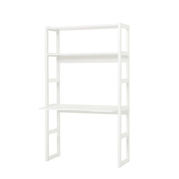Hoppekids Storey Regal 1-teilig Weiß 100 Cm Breite, Mit 2 Regalbrettern & Tischplatte 3 Hoppekids Storey Regal 1-teilig Weiß 100 Cm Breite, Mit 2 Regalbrettern & Tischplatte