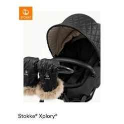 Stokke® Xplory® X Winter Kit Black -Kinder Geschäft stokkexploryx winterkit21 wo stormcover footmuff rim detail 210407 2160 rt