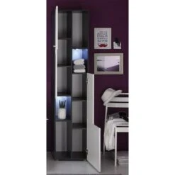 Trendteam Tetris Hochschrank Weiß / Graphit 5 Trendteam Tetris Hochschrank Weiß / Graphit -Kinder Geschäft tetis bd 1330 103 03 geoffnet neu
