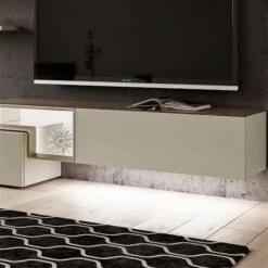 Hülsta Tetrim Wohnwand 1 - Lack-Ausführung Vitrine, Sideboard & Wandbord 10 Hülsta Tetrim Wohnwand 1 - Lack-Ausführung Vitrine, Sideboard & Wandbord -Kinder Geschäft tetrim beleuchtung