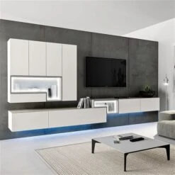 Hülsta Tetrim Wohnwand 5 - Lack-Ausführung Lowboards & Hängeelement 10 Hülsta Tetrim Wohnwand 5 - Lack-Ausführung Lowboards & Hängeelement -Kinder Geschäft tetrim kombi 5