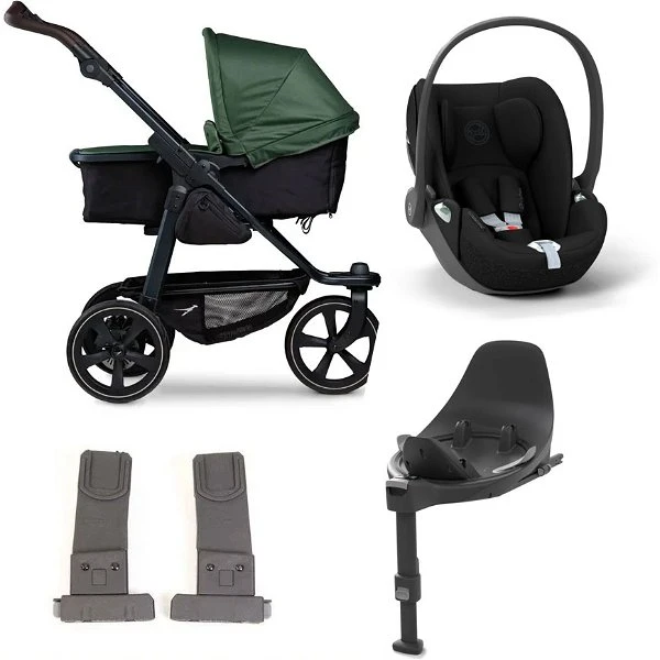 Tfk Mono 2 Kinderwagen Bundle Olive Luftkammer CYBEX Cloud T I-Size + Base + Adapter 3 Tfk Mono 2 Kinderwagen Bundle Olive Luftkammer CYBEX Cloud T I-Size + Base + Adapter