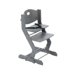 TiSsi Hochstuhl Aus Massiv Buche Grau Der Mitwachsende Kinderstuhl Zum Aktionspreis