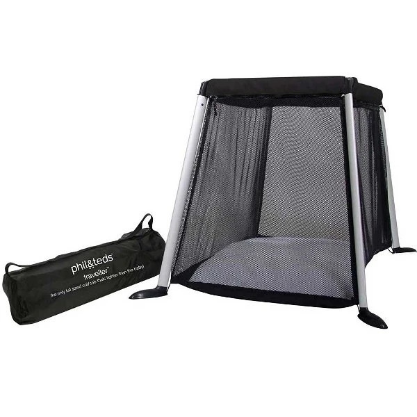 Phil & Teds Traveller Reisebett Black In- Und Outdoor Reisebett 3 Phil & Teds Traveller Reisebett Black In- Und Outdoor Reisebett
