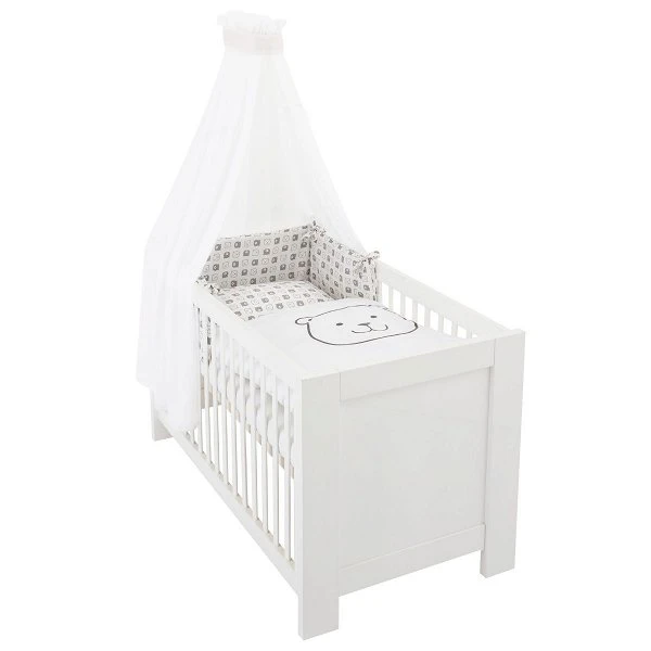 Träumeland Bettset Kleiner Bär 100x135 Inkl. Himmel & Nestchen 3 Träumeland Bettset Kleiner Bär 100x135 Inkl. Himmel & Nestchen