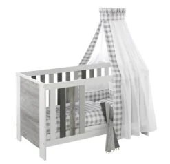 Schardt Capri White Sparset Inkl. Umbauseiten Babybett & Wickelkommode 27 Schardt Capri White Sparset Inkl. Umbauseiten Babybett & Wickelkommode -Kinder Geschäft vichy grey bettset 28