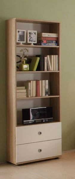 Ticaa Vicky Jugendzimmer 4-teilig Sonoma-Weiß Mit 3-türigem Kleiderschrank 5 Ticaa Vicky Jugendzimmer 4-teilig Sonoma-Weiß Mit 3-türigem Kleiderschrank – Bild 3