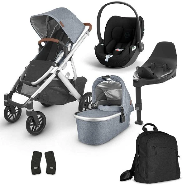 UPPAbaby Vista V2 Bundle Gregory Blue & Cybex Cloud T, Base T, Wickelrucksack 5 UPPAbaby Vista V2 Bundle Gregory Blue & Cybex Cloud T, Base T, Wickelrucksack – Bild 3