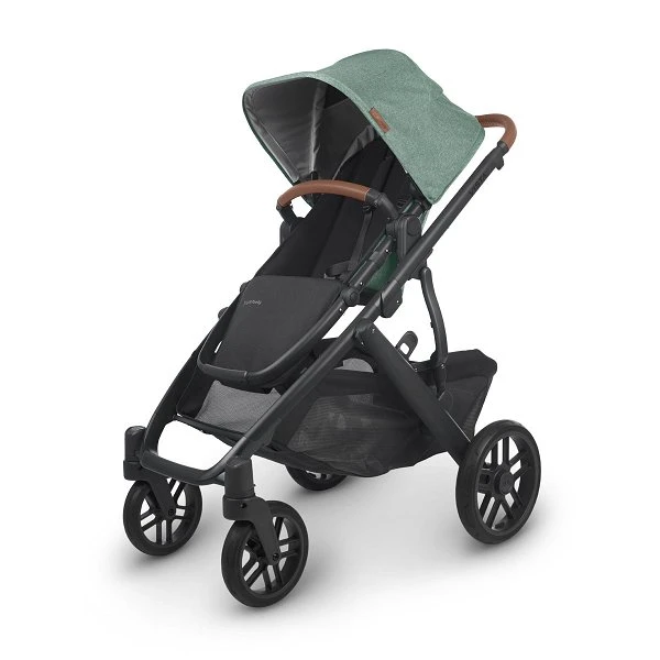 UPPAbaby Vista V2 Kinderwagen Gwen Green Mélange | Mit Babywanne 6 UPPAbaby Vista V2 Kinderwagen Gwen Green Mélange | Mit Babywanne – Bild 4