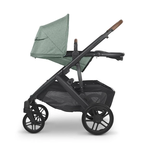 UPPAbaby Vista V2 Kinderwagen Gwen Green Mélange | Mit Babywanne 8 UPPAbaby Vista V2 Kinderwagen Gwen Green Mélange | Mit Babywanne – Bild 6