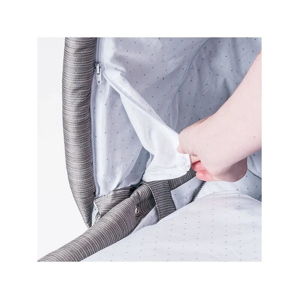 HESBA Condor Coupe Kinderwagen Außen 281 Innen 185 Teilleder - Räder Weiß 25 Cm, Griff Dunkelbrau 10 HESBA Condor Coupe Kinderwagen Außen 281 Innen 185 Teilleder - Räder Weiß 25 Cm, Griff Dunkelbrau – Bild 8