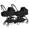BABYZEN™ YOYO² Zwillingskinderwagen Black Gestell Black 1 BABYZEN™ YOYO² Zwillingskinderwagen Black Gestell Black -Kinder Geschäft yoyo connect yoyo 2 3 4 twin bassinet black frame black web
