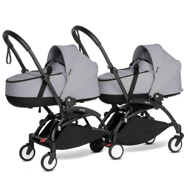 BABYZEN™ YOYO² Zwillingskinderwagen Stone Gestell Black 3 BABYZEN™ YOYO² Zwillingskinderwagen Stone Gestell Black