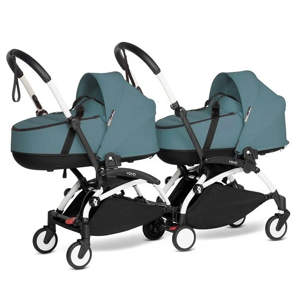 BABYZEN™ YOYO² Zwillingskinderwagen Aqua Gestell White 3 BABYZEN™ YOYO² Zwillingskinderwagen Aqua Gestell White